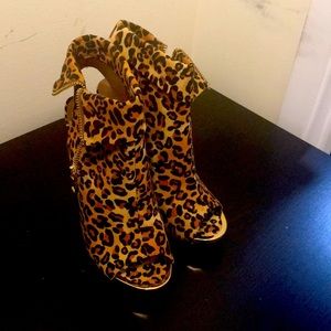 Tiger Printed High Heels